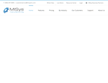 Tablet Screenshot of misysinc.com